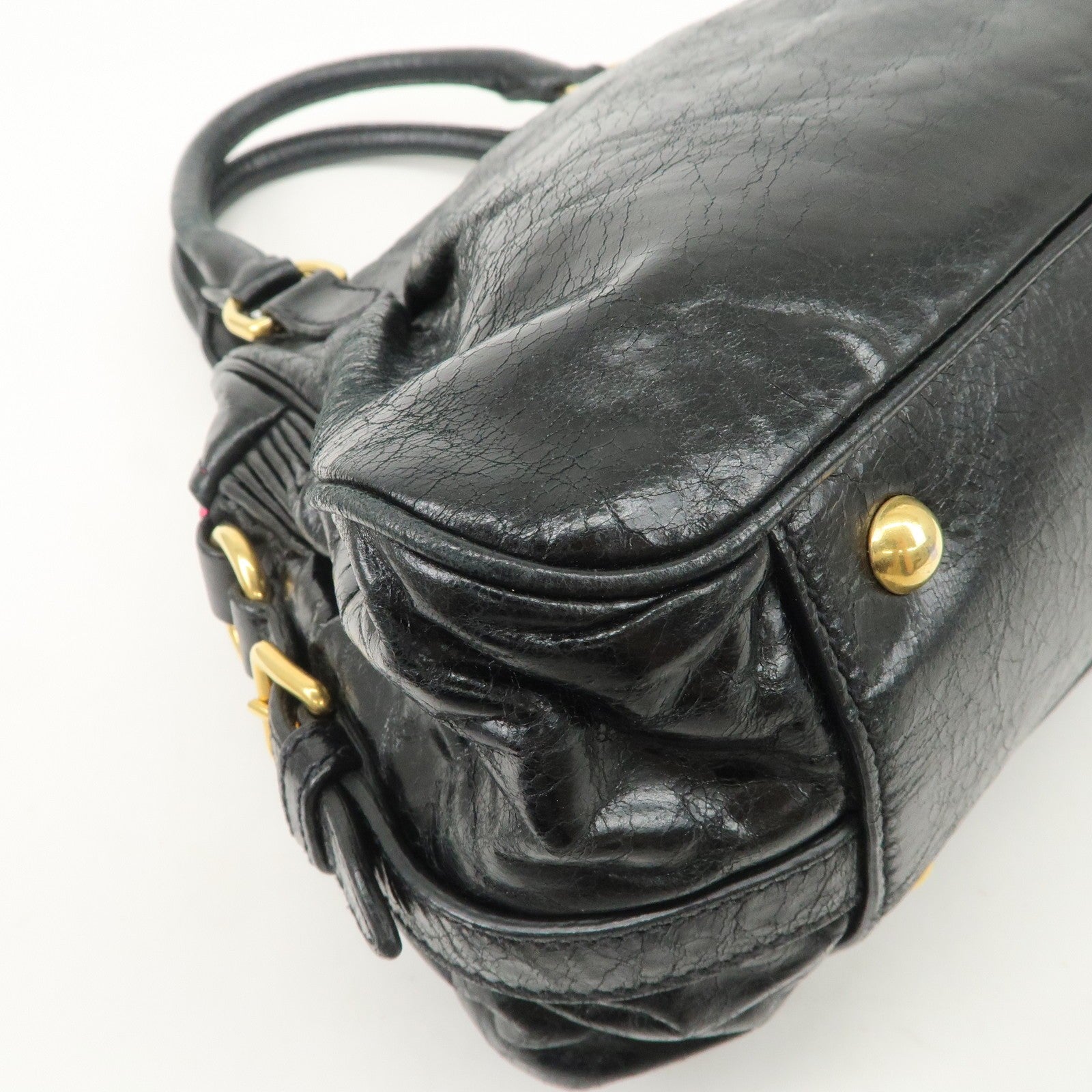 Miu Miu 2way bag - Black, Leather