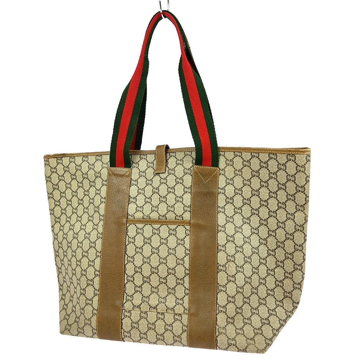 Gucci GG Tote Handbag - Beige, PVC