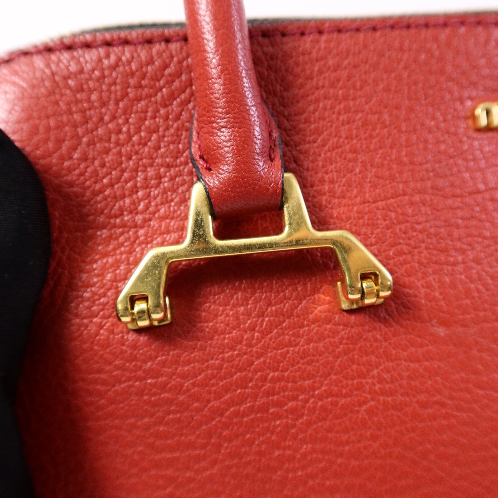 Miu Miu GHW 2 Way Shoulder Bag - Red, Calfskin Leather