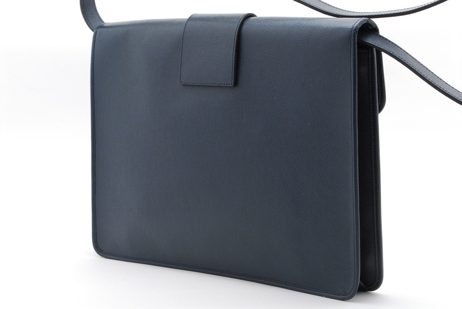 Saint Laurent Shoulder Bag - Navy, Leather
