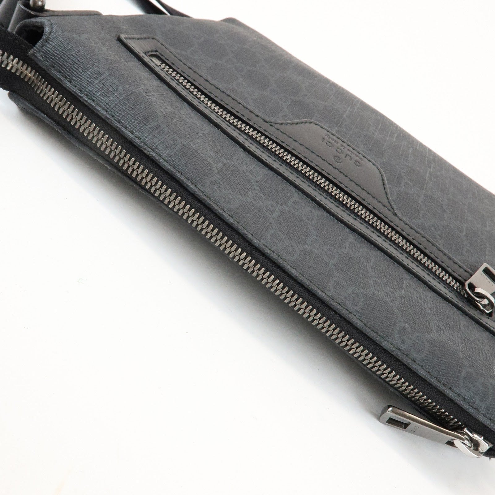 Gucci Shoulder Crossbody Bag - Black, PVC Leather 