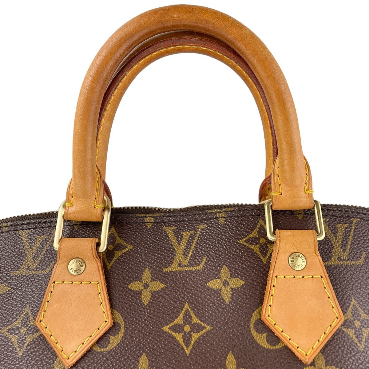 Louis Vuitton Monogram Alma Handbag - Brown, Coated Canvas