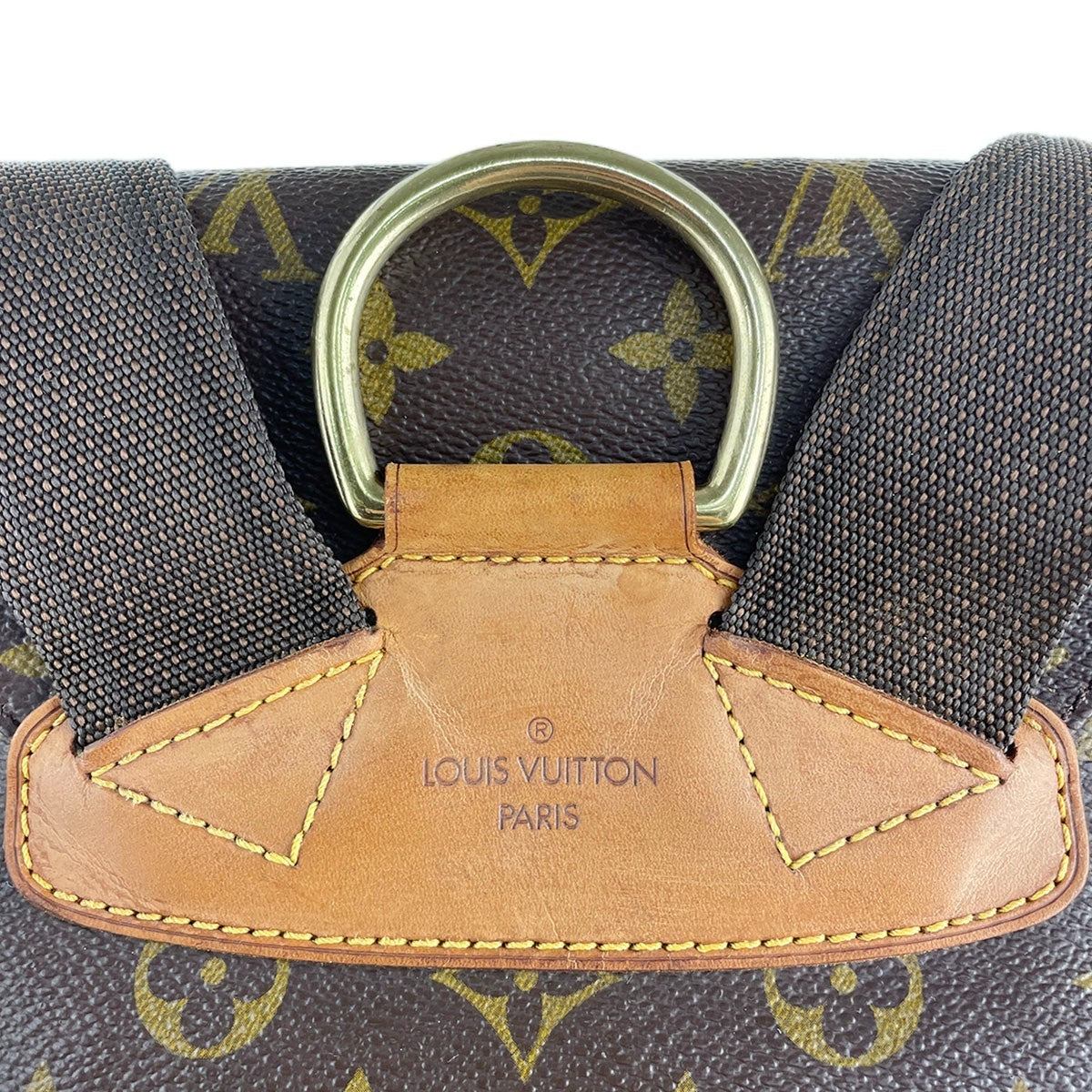 Louis Vuitton Montsouris GM Backpack - Brown, Coated Canvas