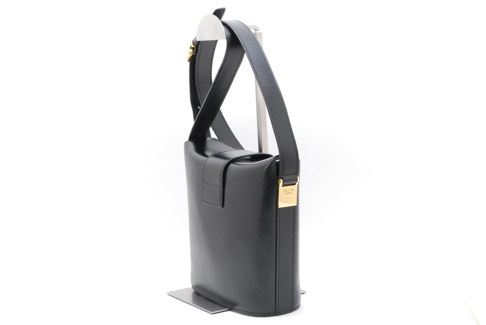 Celine Bucket Bag Shoulder Bag - Black, Leather