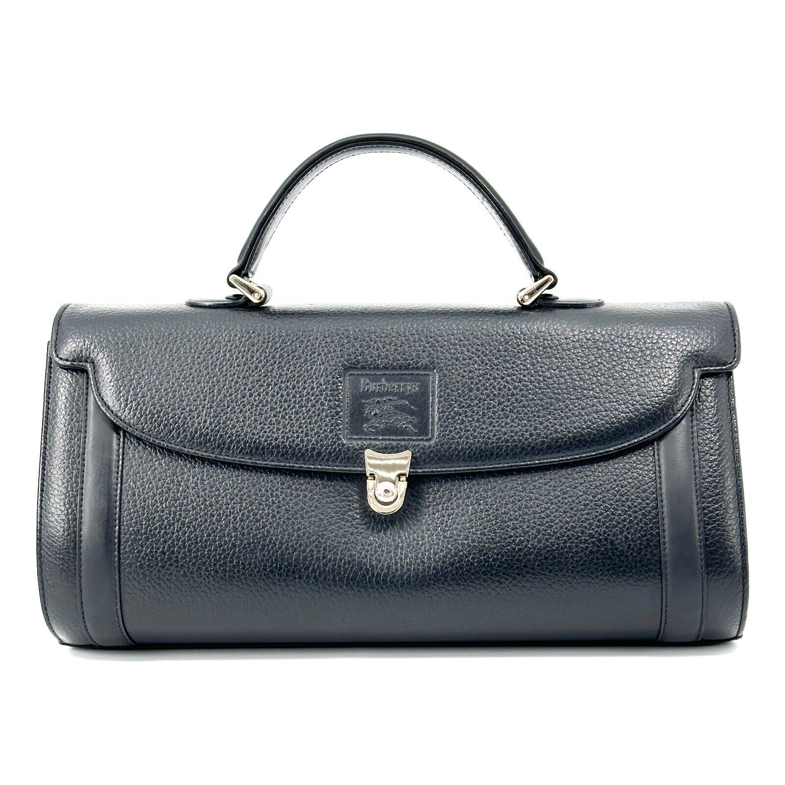 Burberry Vintage Hand Bag - Black, Leather