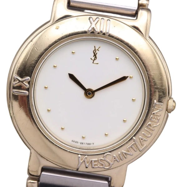 Yves Saint Laurent 4620 Watch - Ivory, Stainless Steel