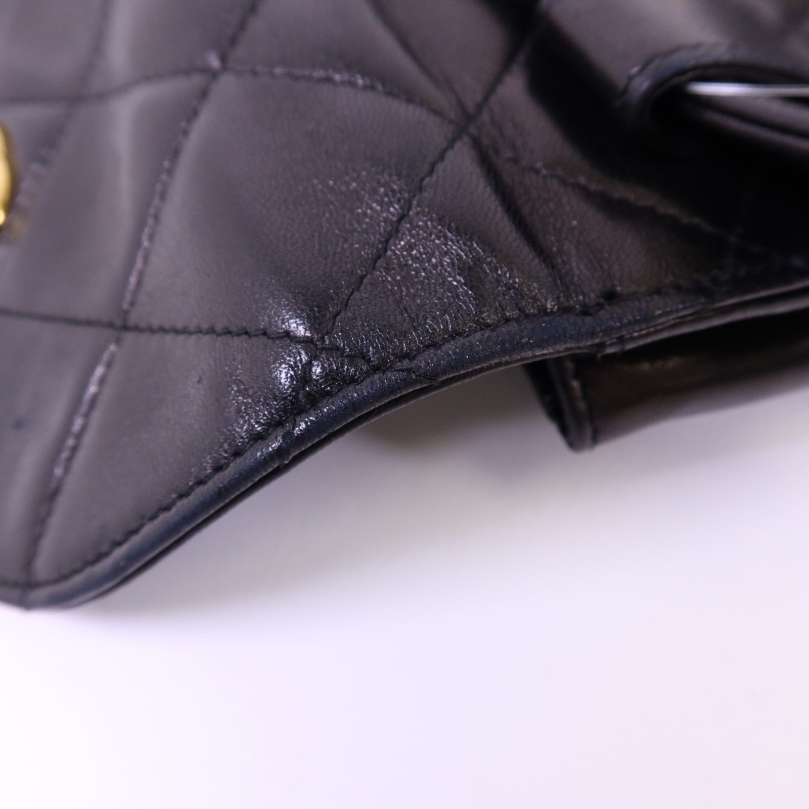 CHANEL CC GHW Waist Bag - Black, Lambskin Leather