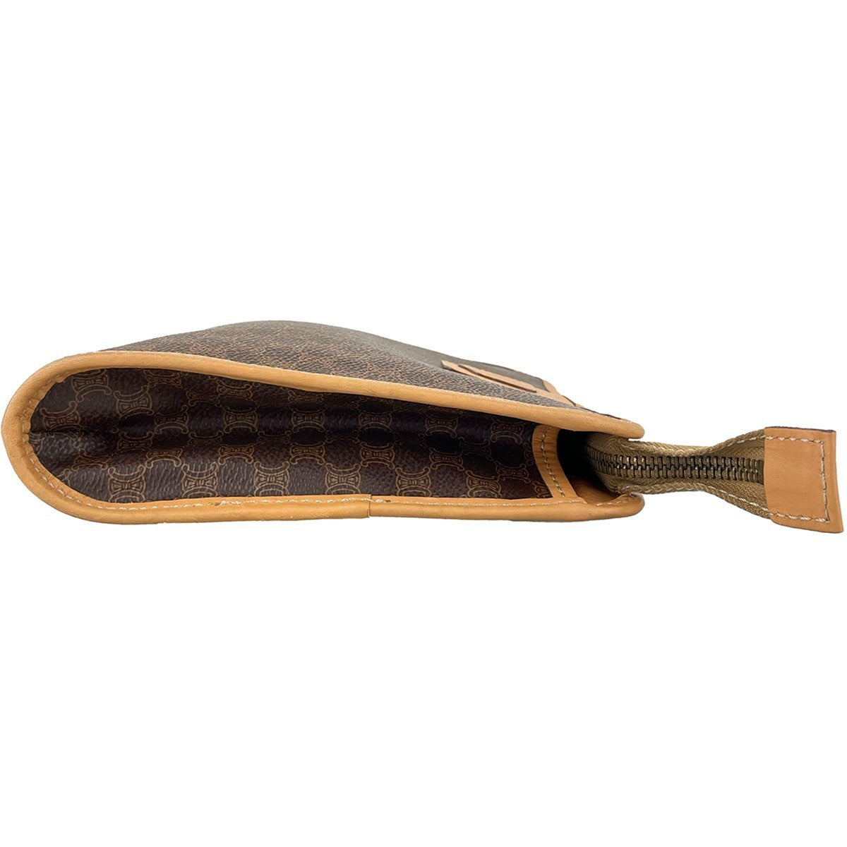Celine Macadam Clutch Bag - Brown, Leather PVC