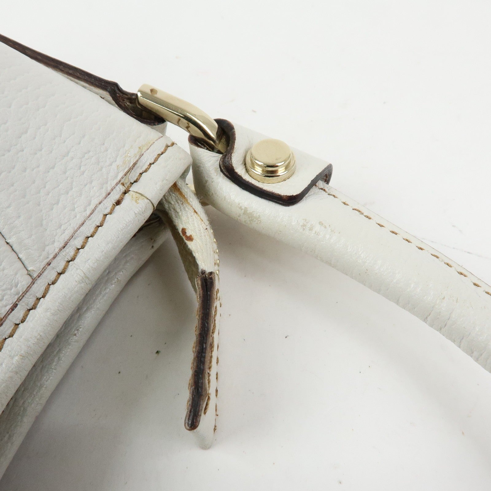 Gucci Abbey Shoulder Bag - White, Leather
