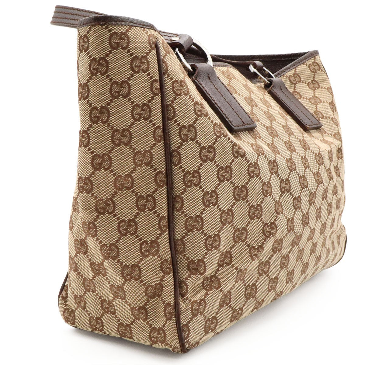 Gucci GG Canvas Tote Bag - Khaki, Canvas