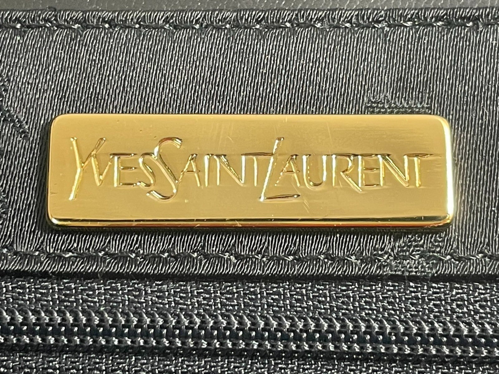Saint Laurent Shoulder 2Way Hand Tote Bag - Black, Leather 