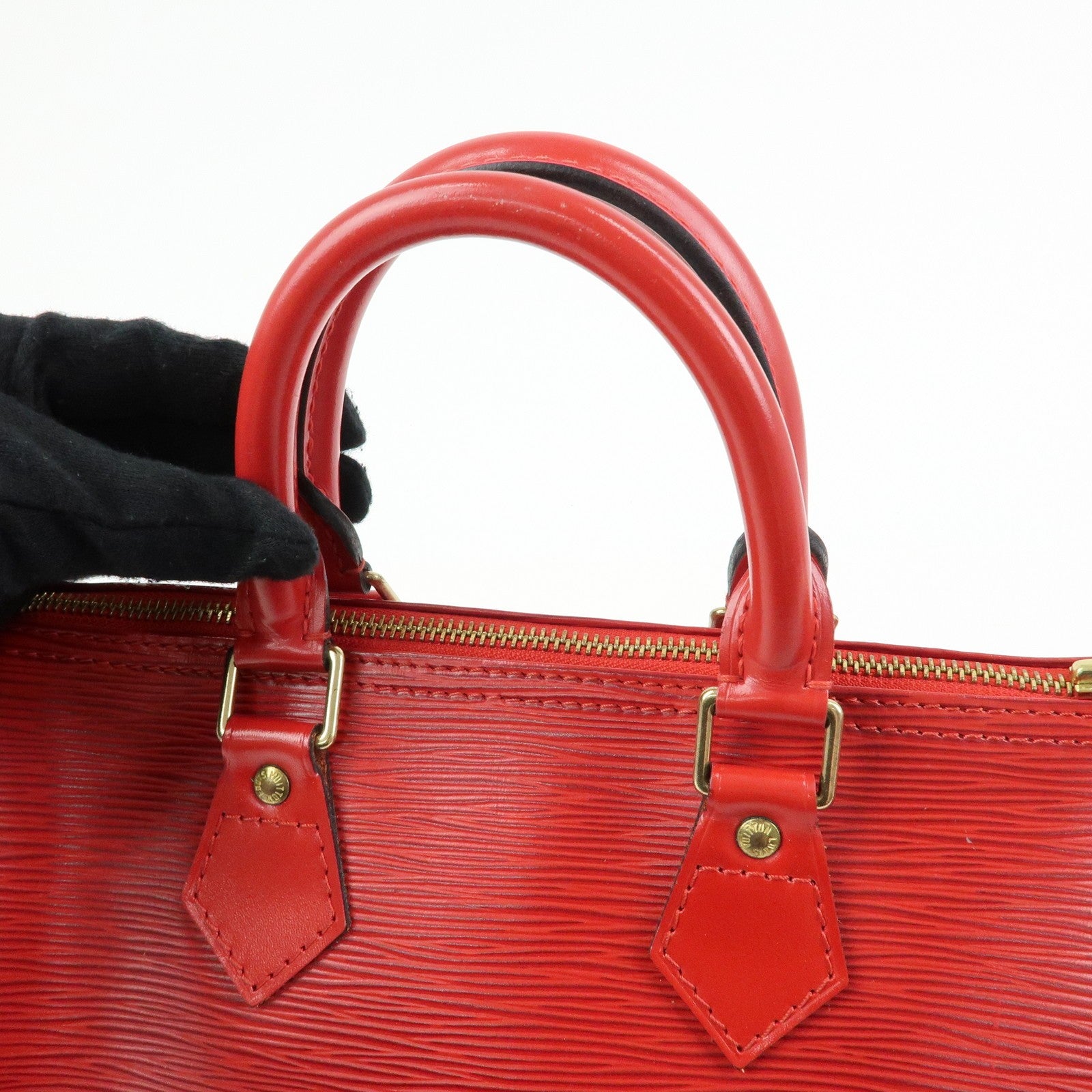 Louis Vuitton Epi Speedy 25 Boston Hand Bag - Castilian Red, Epi Leather