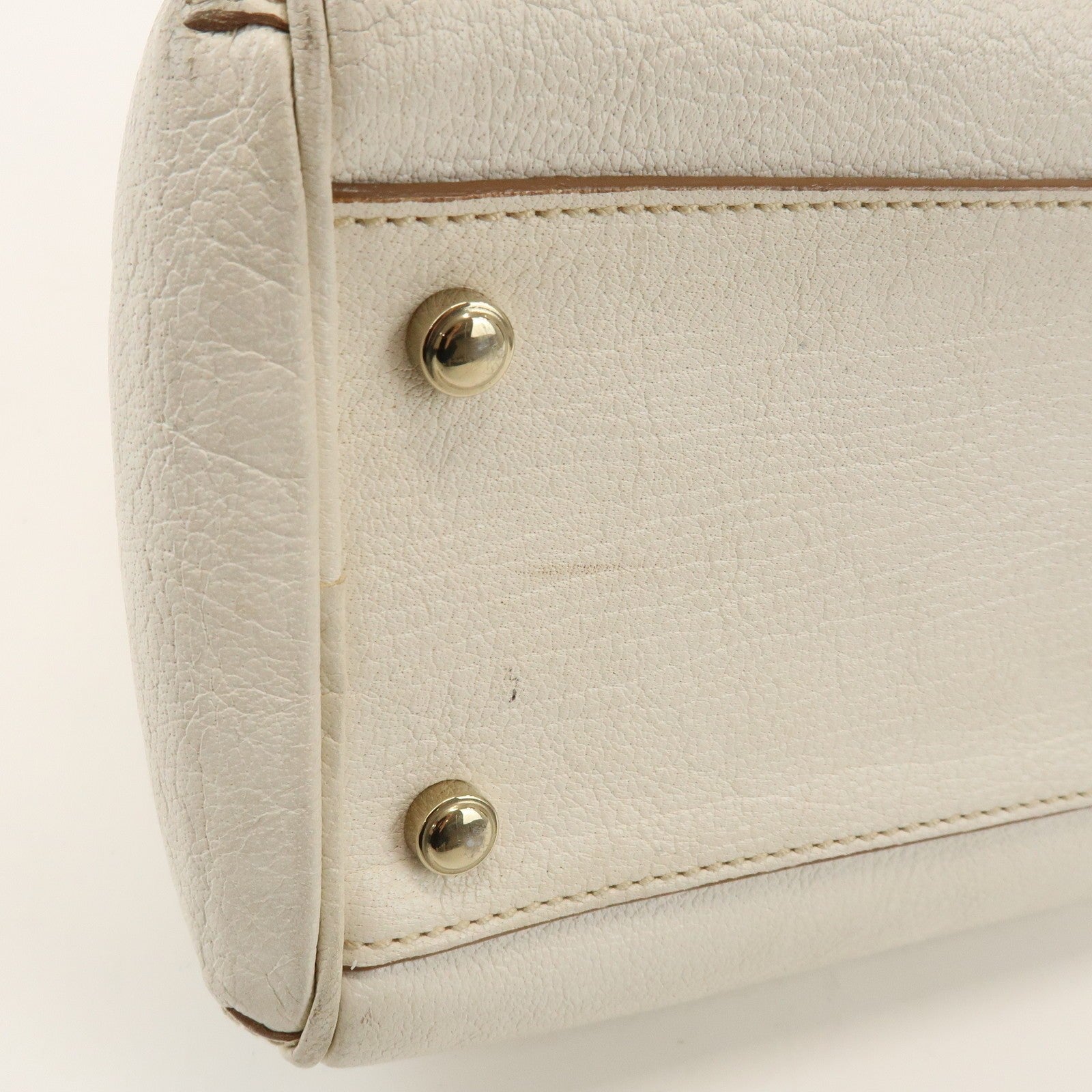 Cartier Must Line Marcello 2Way Hand Bag - White, Leather