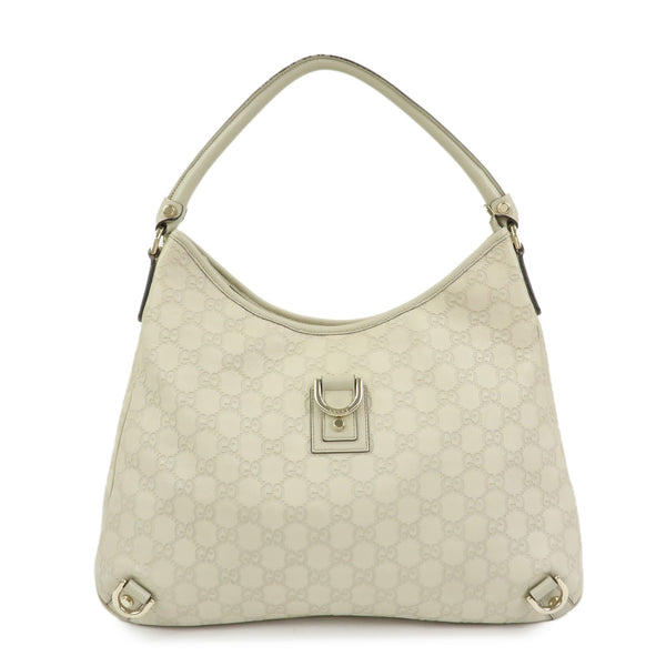 Gucci Abbey Hobo Shoulder Bag - White, Guccissima Leather