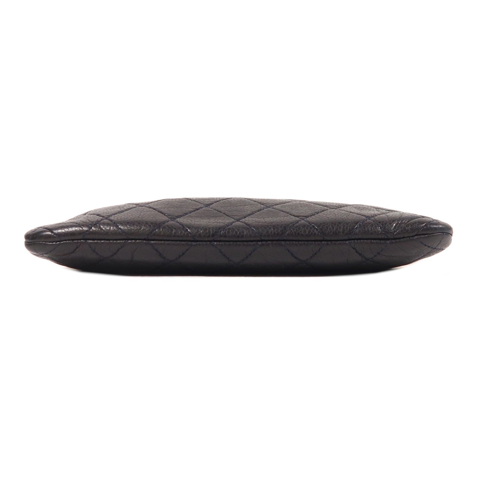 Chanel CC SHW Clutch Bag - Navy, Calfskin Leather