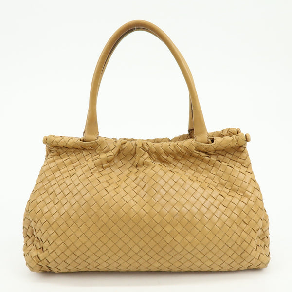 Bottega Veneta Intrecciato Hand Shoulder Bag - Brown, Nappa Leather 