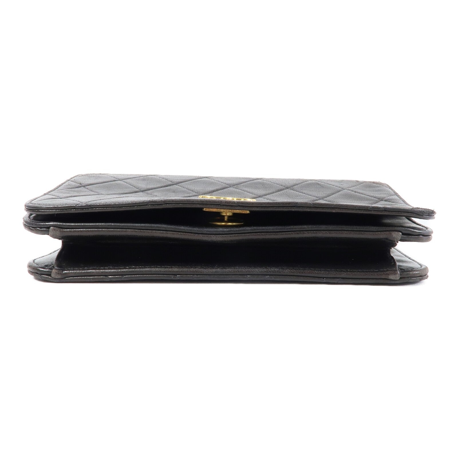CHANEL CC GHW Shoulder Bag - Black, Lambskin