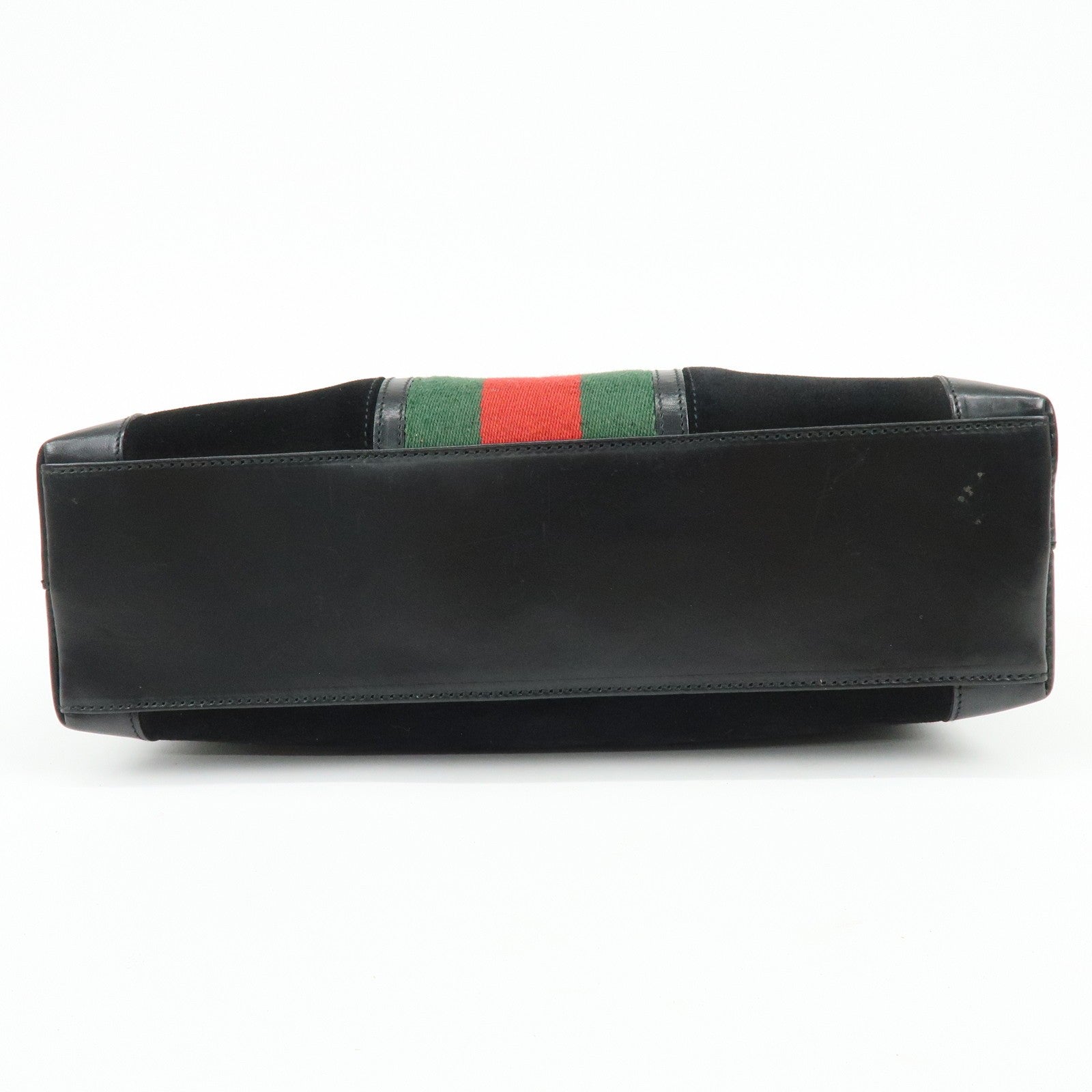 Gucci Shoulder Bag - Black, Suede Leather