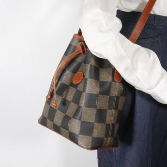 Fendi Shoulder Bag - Brown, PVC/Leather