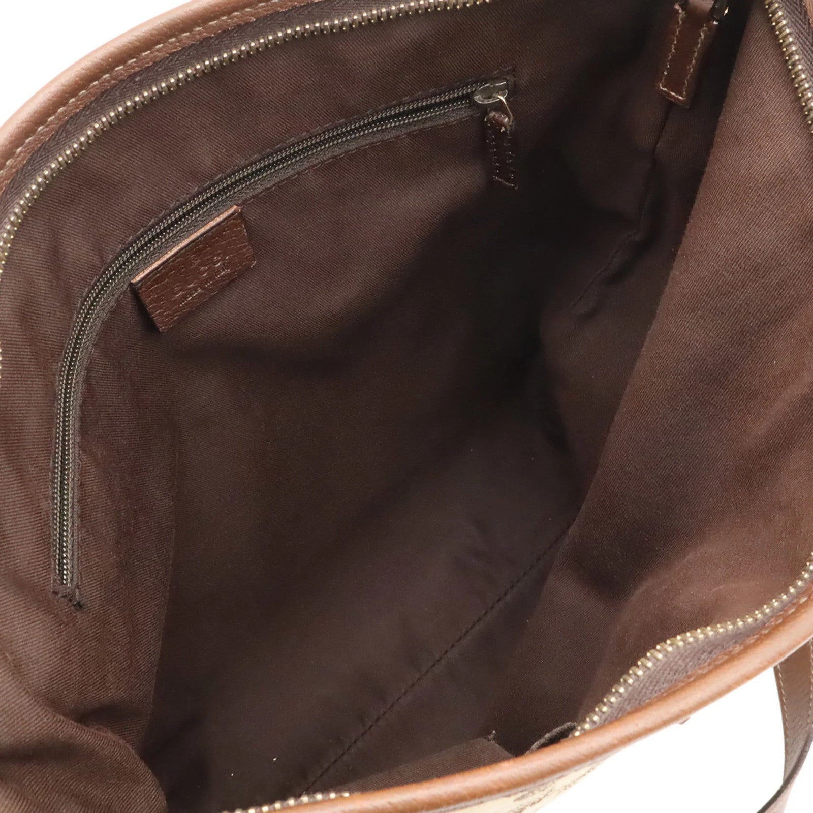 Gucci Abbey Shoulder Bag - Khaki Beige/Brown, GG Canvas