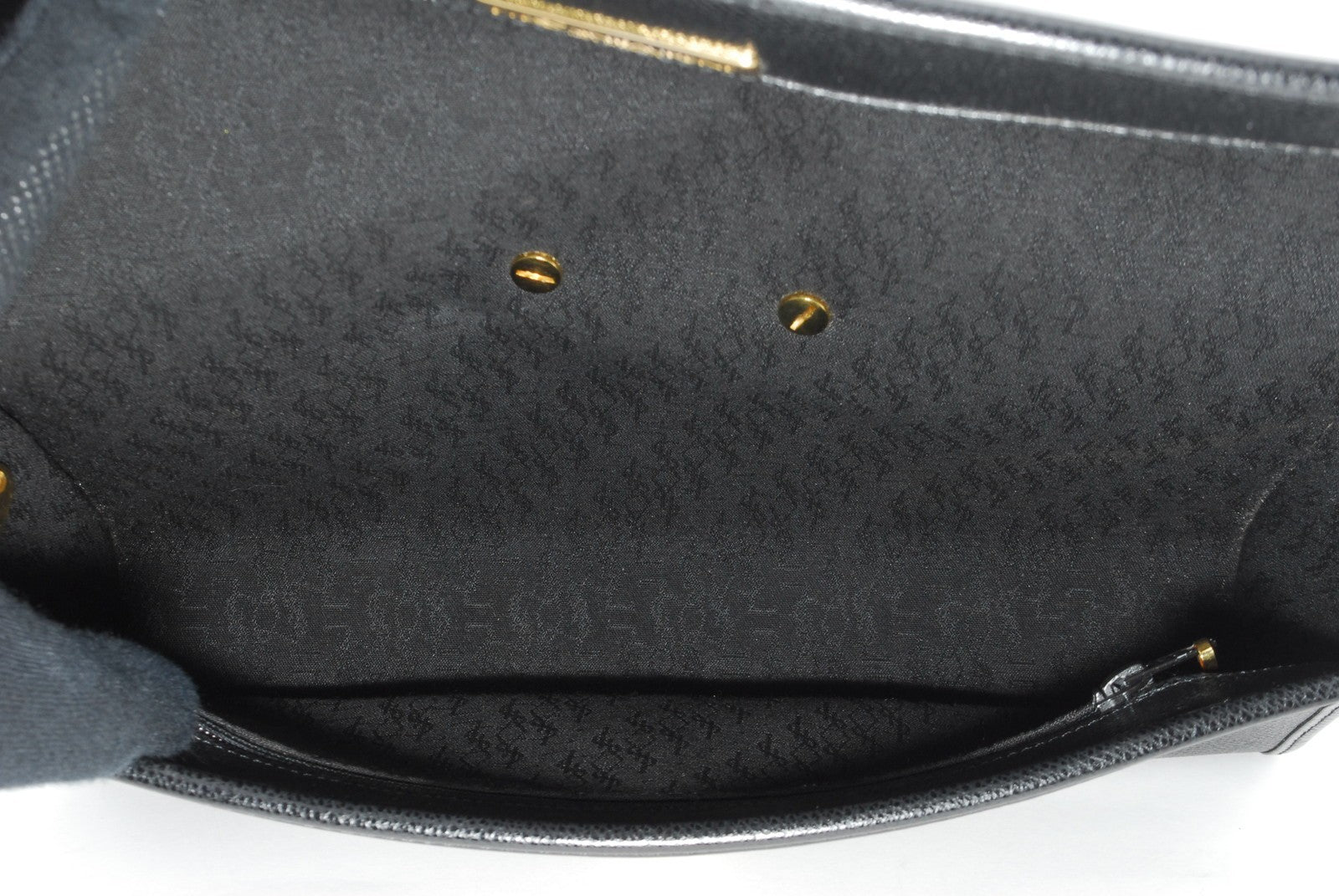 Saint Laurent Yves Saint Laurent Shoulder Cross Body Bag - Black, Leather