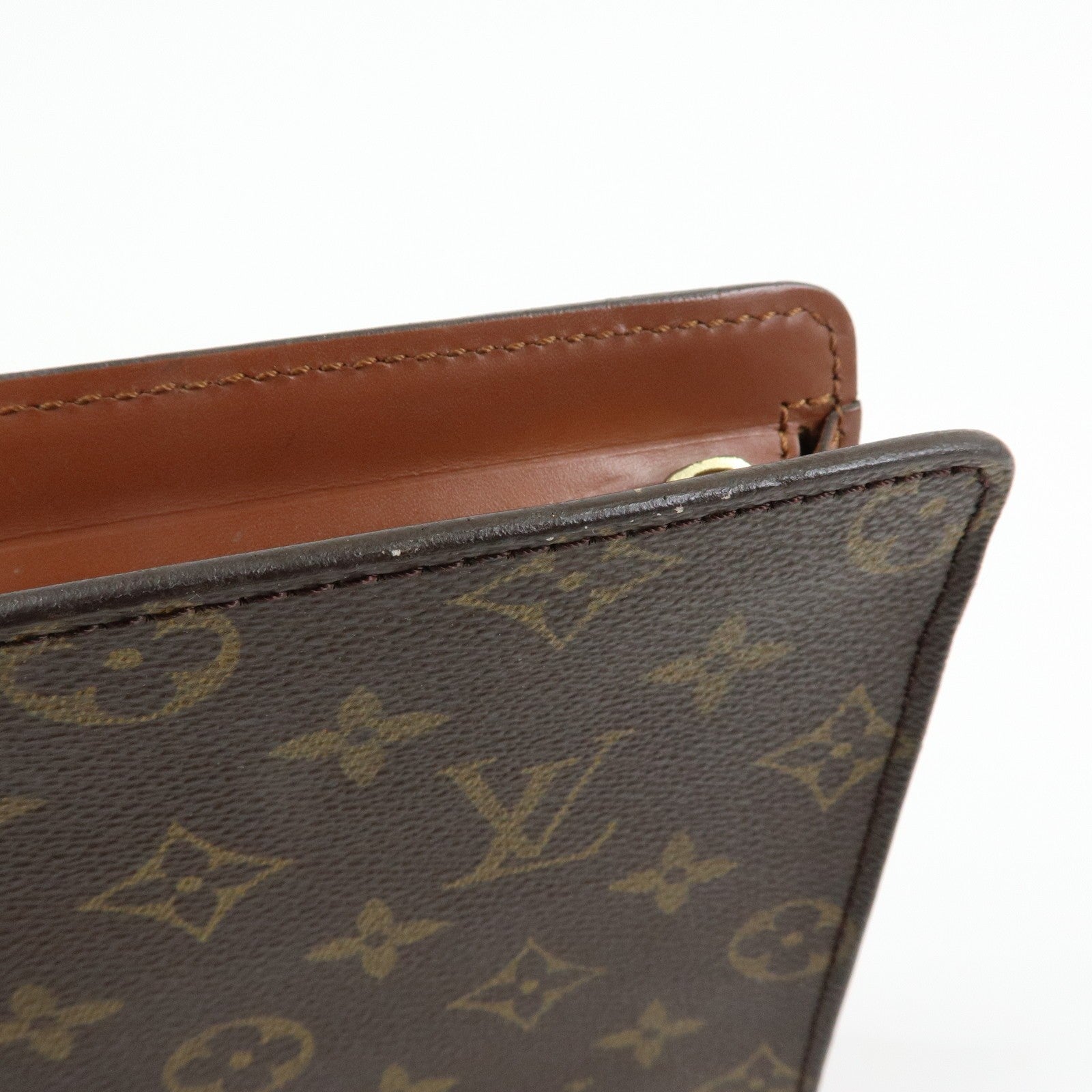 Louis Vuitton Monogram Pochette Homme Clutch Bag - Monogram, Canvas, Leather