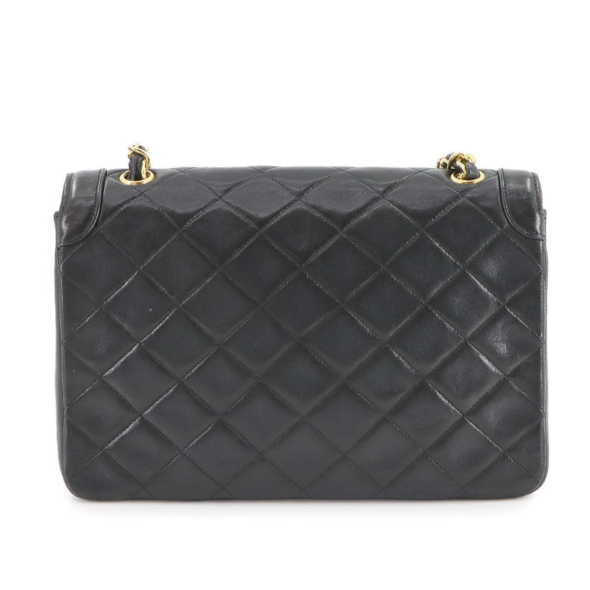 CHANEL Matelasse Chain Shoulder Bag - Black, Leather