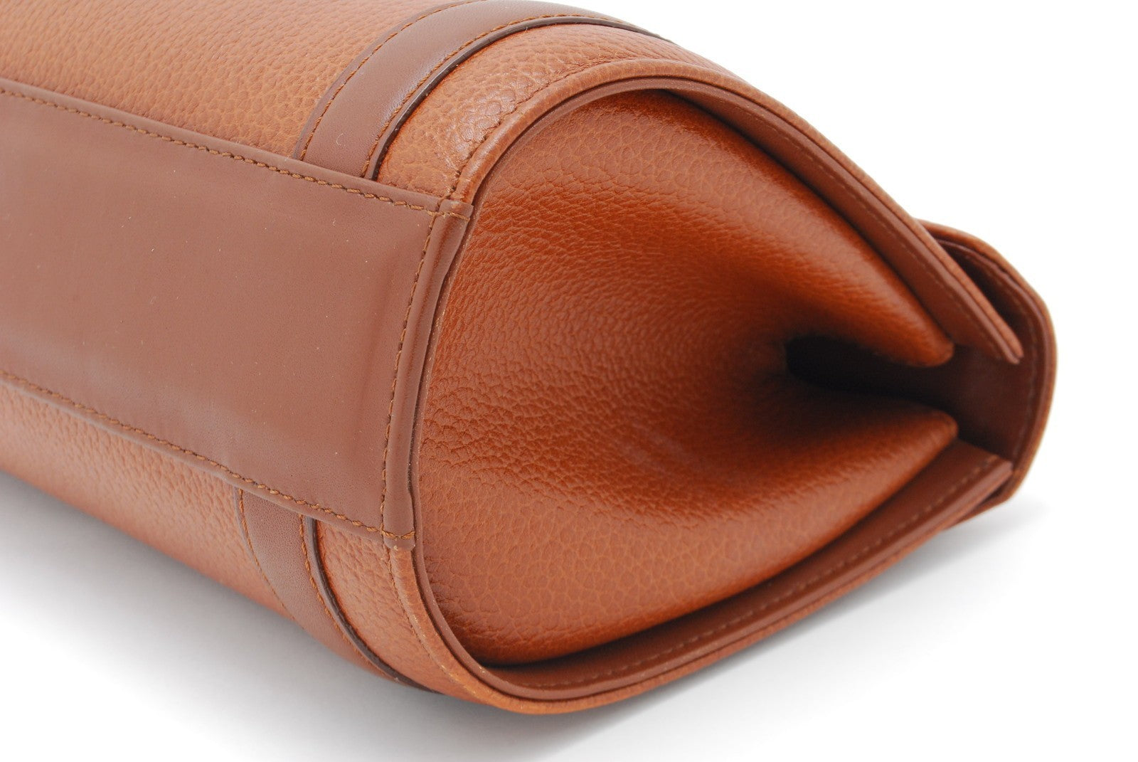 Burberry Nova Check Hand Tote Bag - Brown, Leather 