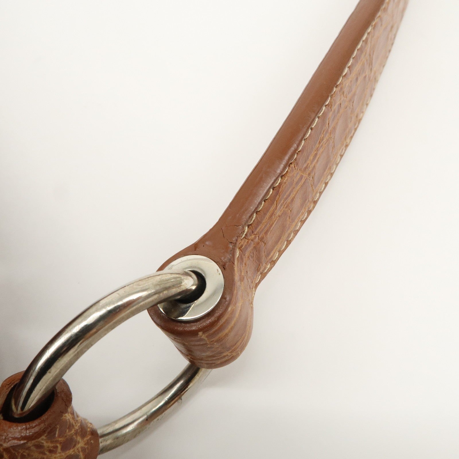 Prada Jacquard Shoulder Bag - Brown, Embossed Leather