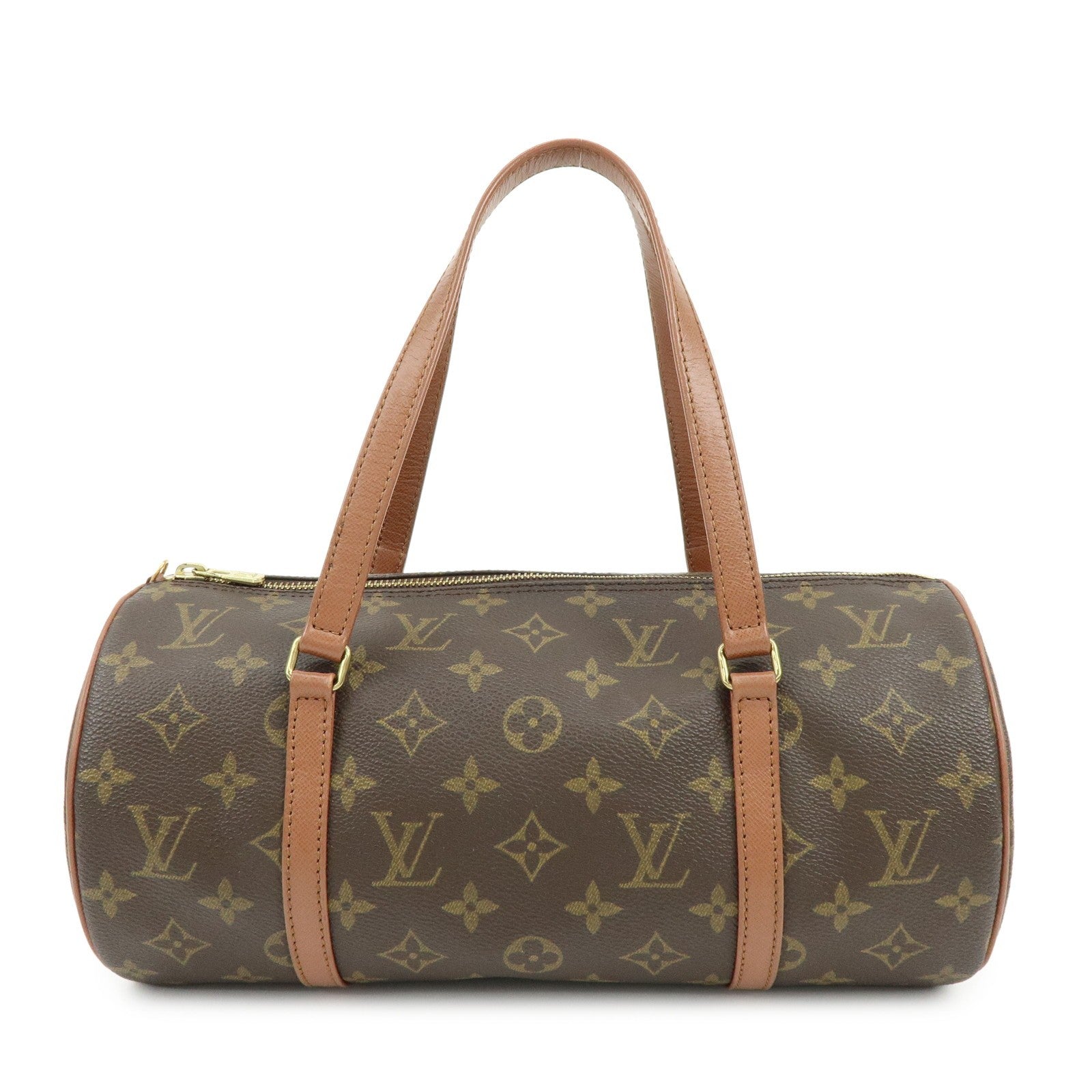 Louis Vuitton Monogram Papillon 30 Hand Bag - Brown, Monogram Canvas, Nume Leather