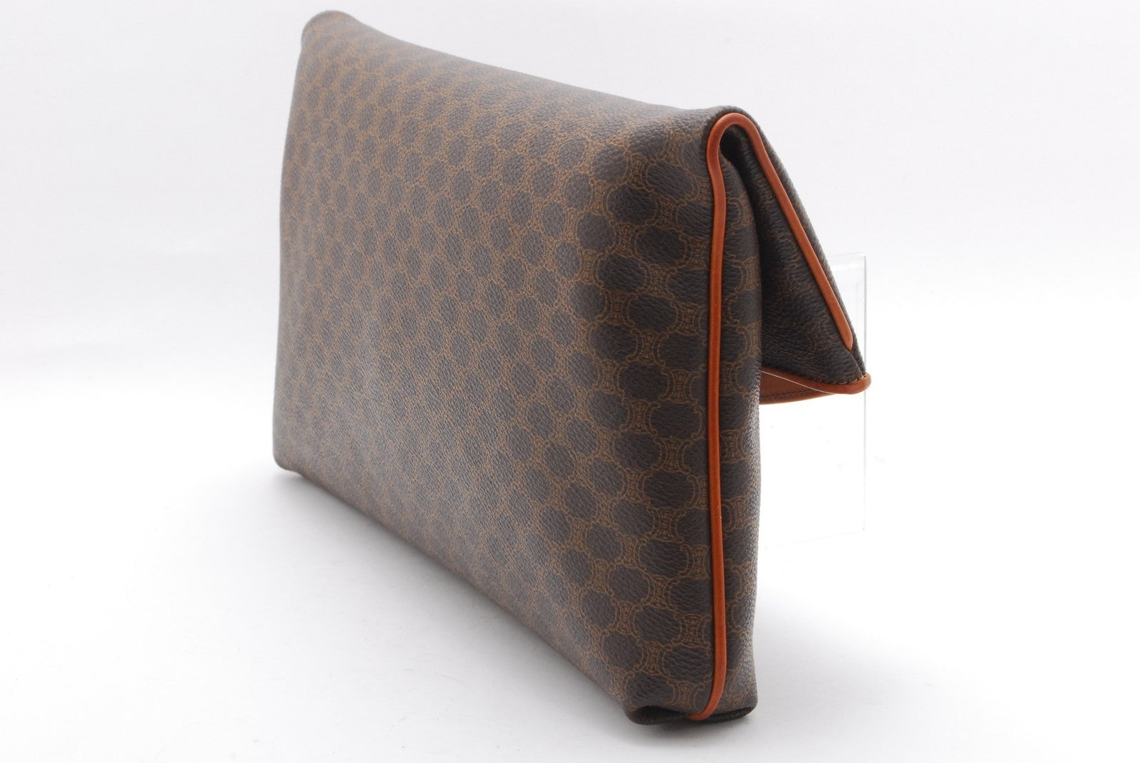 Celine Macadam Clutch Bag - Brown, Leather and PVC
