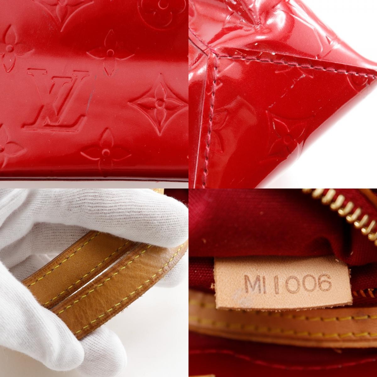 Louis Vuitton Lead PM Handbag - Red, Monogram Vernis