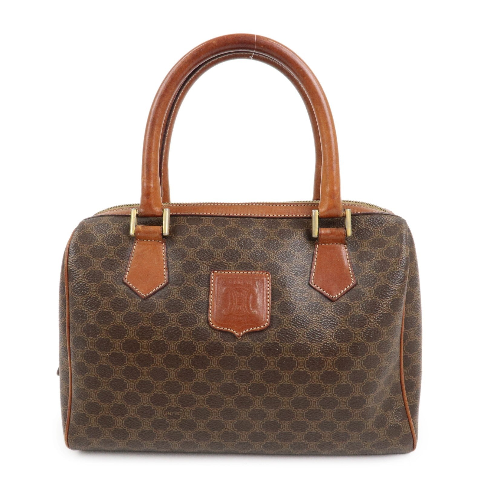 Celine Boston Bag - Brown, PVC