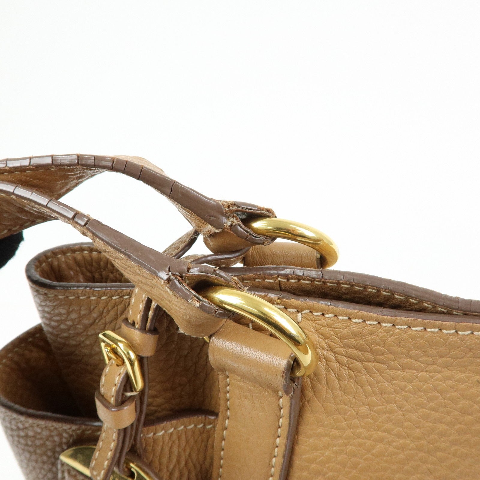 Prada Vitello Daino Tote Bag - Brown, Leather