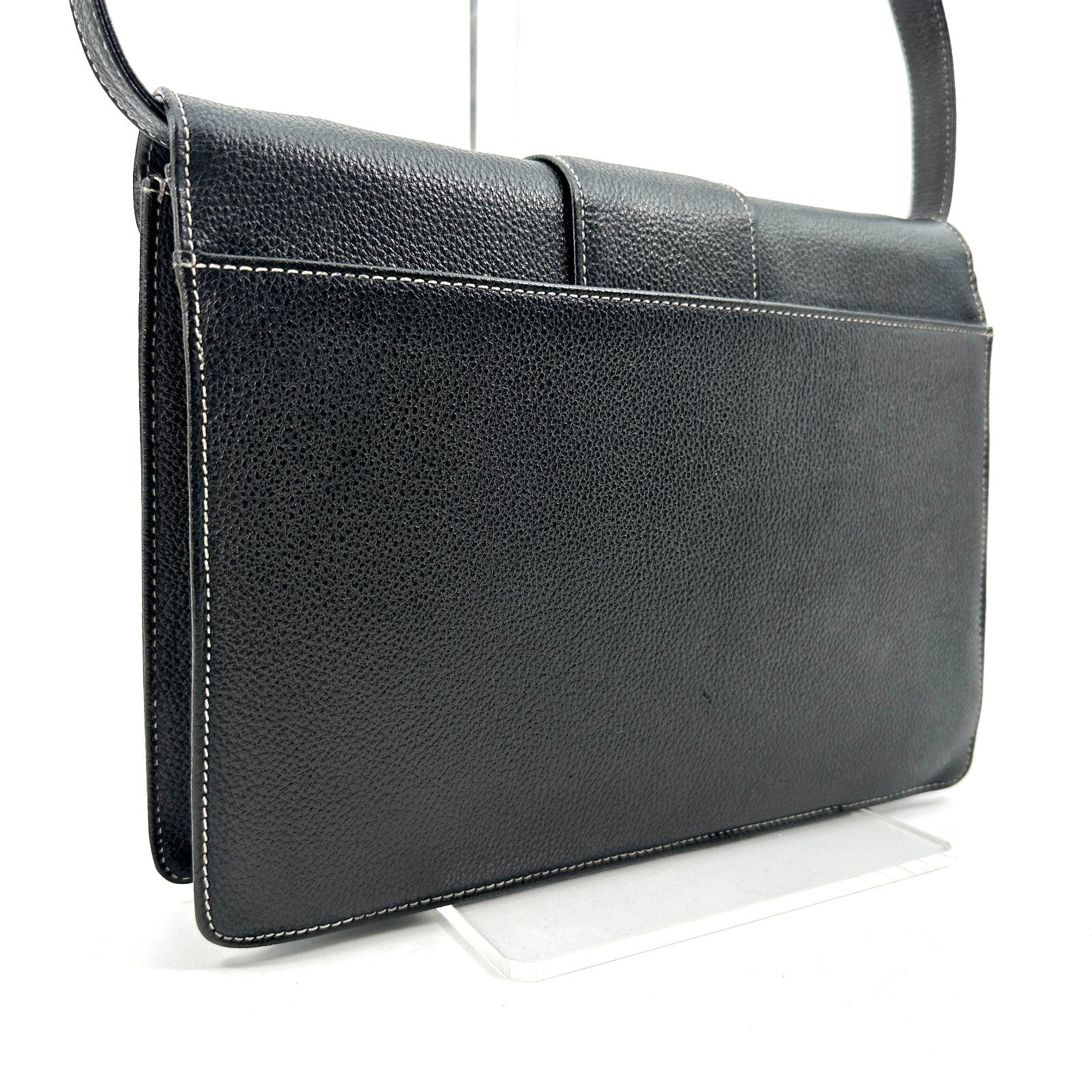 Saint Laurent Yves Shoulder Bag - Black, Leather