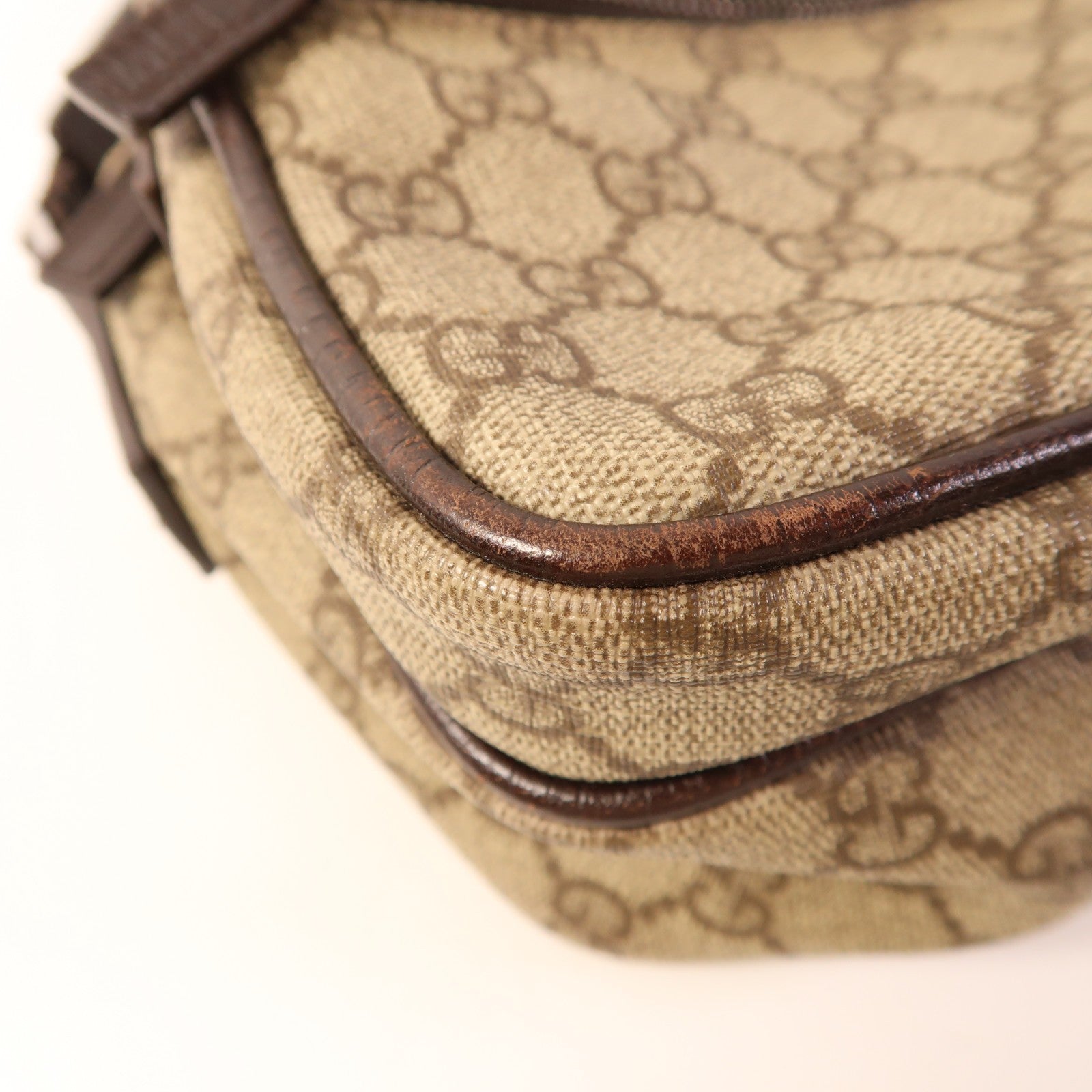 Gucci GG SHW Shoulder Bag - Brown, PVC Coated Canvas