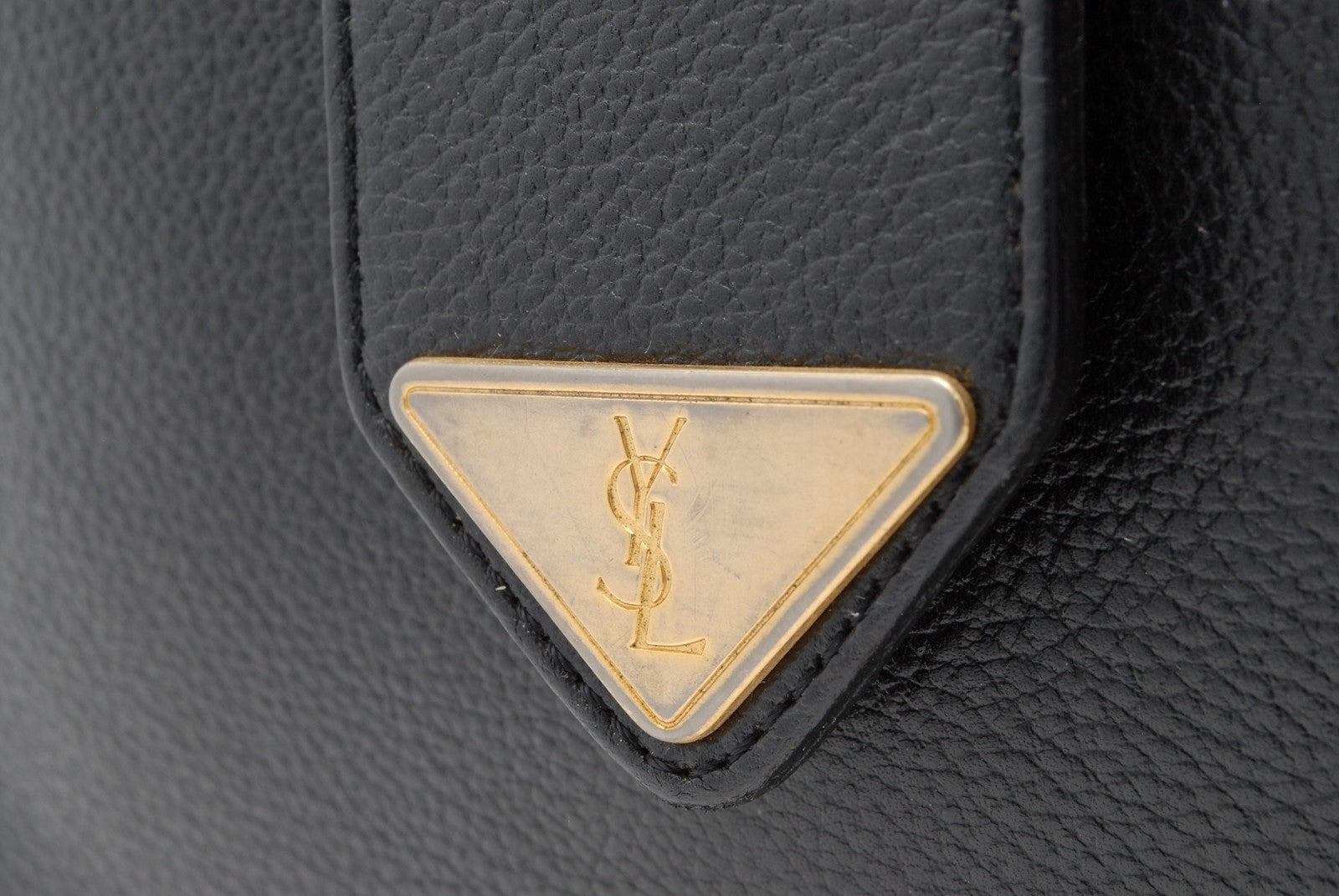 Saint Laurent Yves Vintage Shoulder Bag - Black, Leather