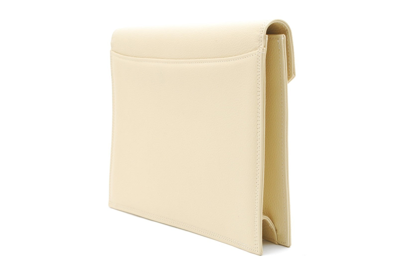 Saint Laurent Yves Saint Laurent Clutch Bag - Ivory, Leather