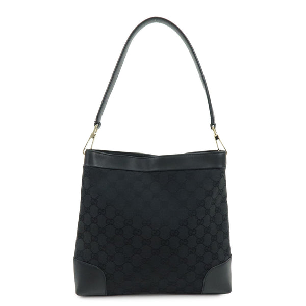 Gucci Shoulder Bag - Black, GG Canvas Leather