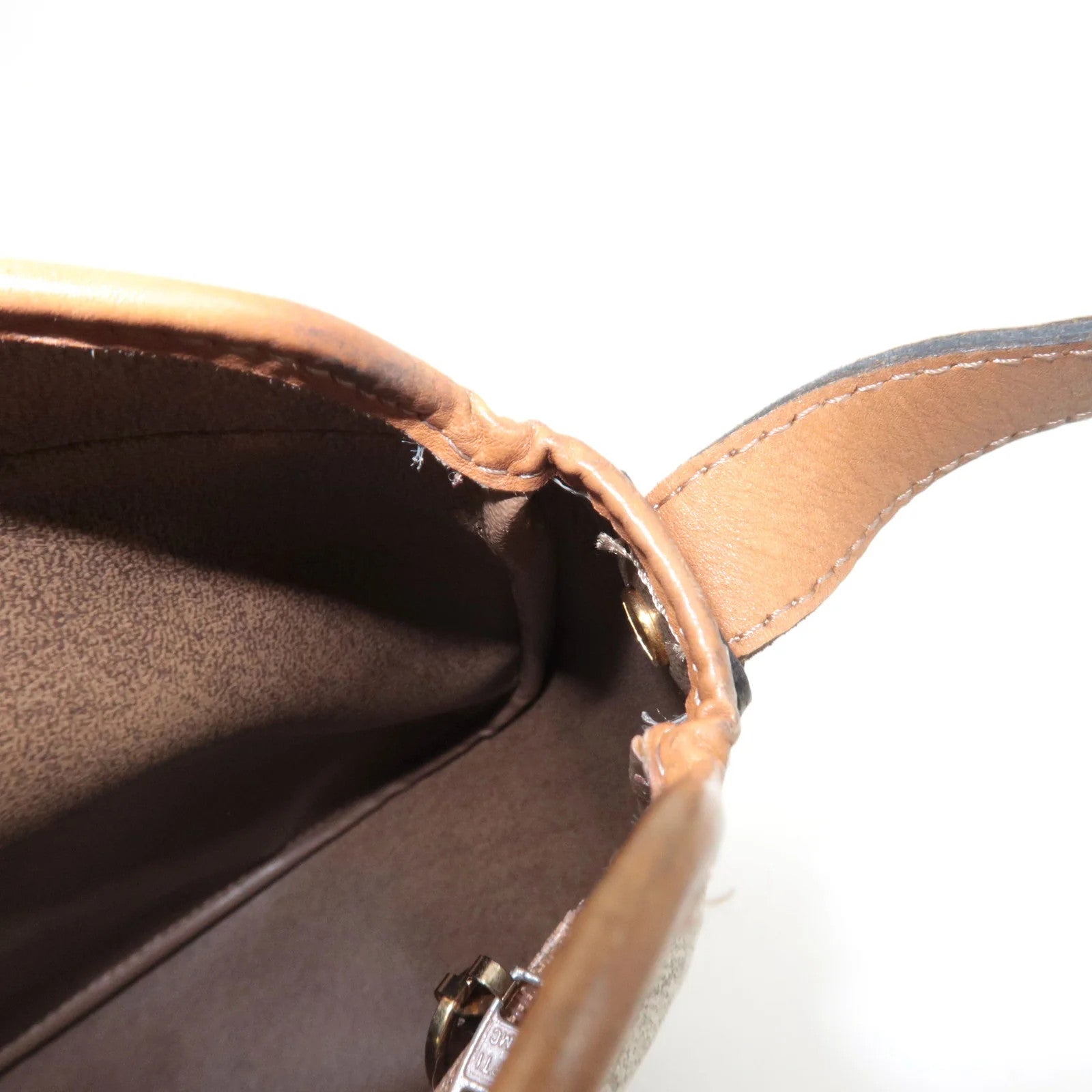 Christian Dior Honeycomb Shoulder Bag - Beige Brown, PVC Leather