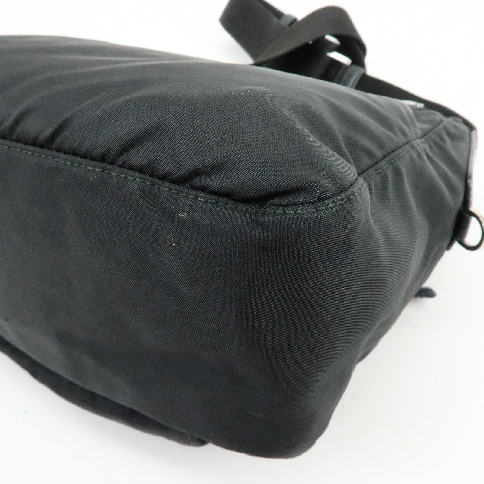 Prada BT8994 Shoulder Bag - Black, Nylon and Leather