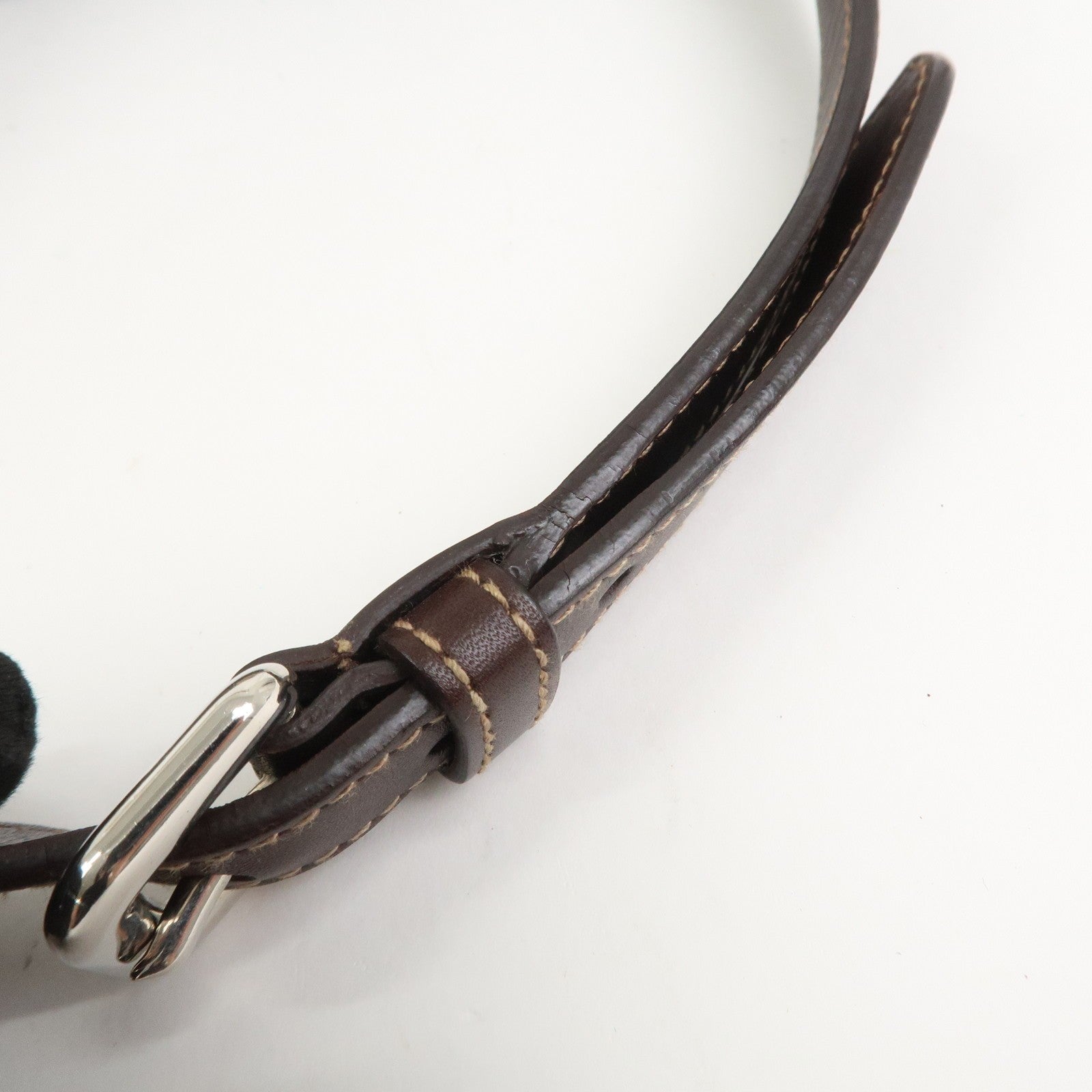 Prada Logo 2Way Shoulder Hand Bag - Brown, Canvas and Leather