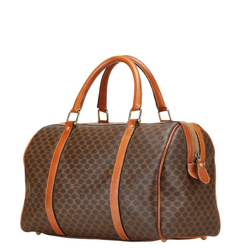 Celine Macadam Boston Bag - Brown, PVC