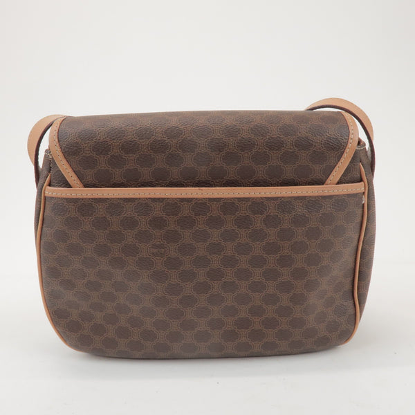 Celine Macadam Shoulder Bag - Brown, PVC Leather 