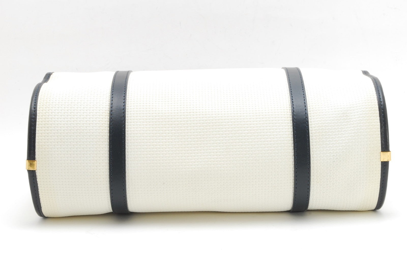 Saint Laurent Yves Hand Shoulder Bag - White, PVC Leather