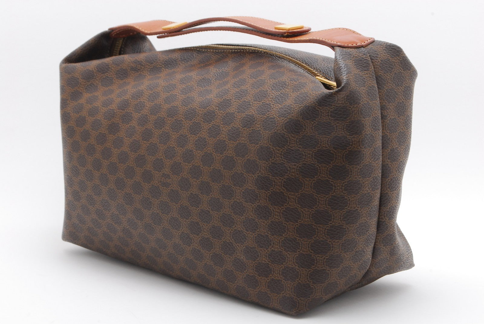 Celine Macadam Handbag Pouch - Brown, PVC 