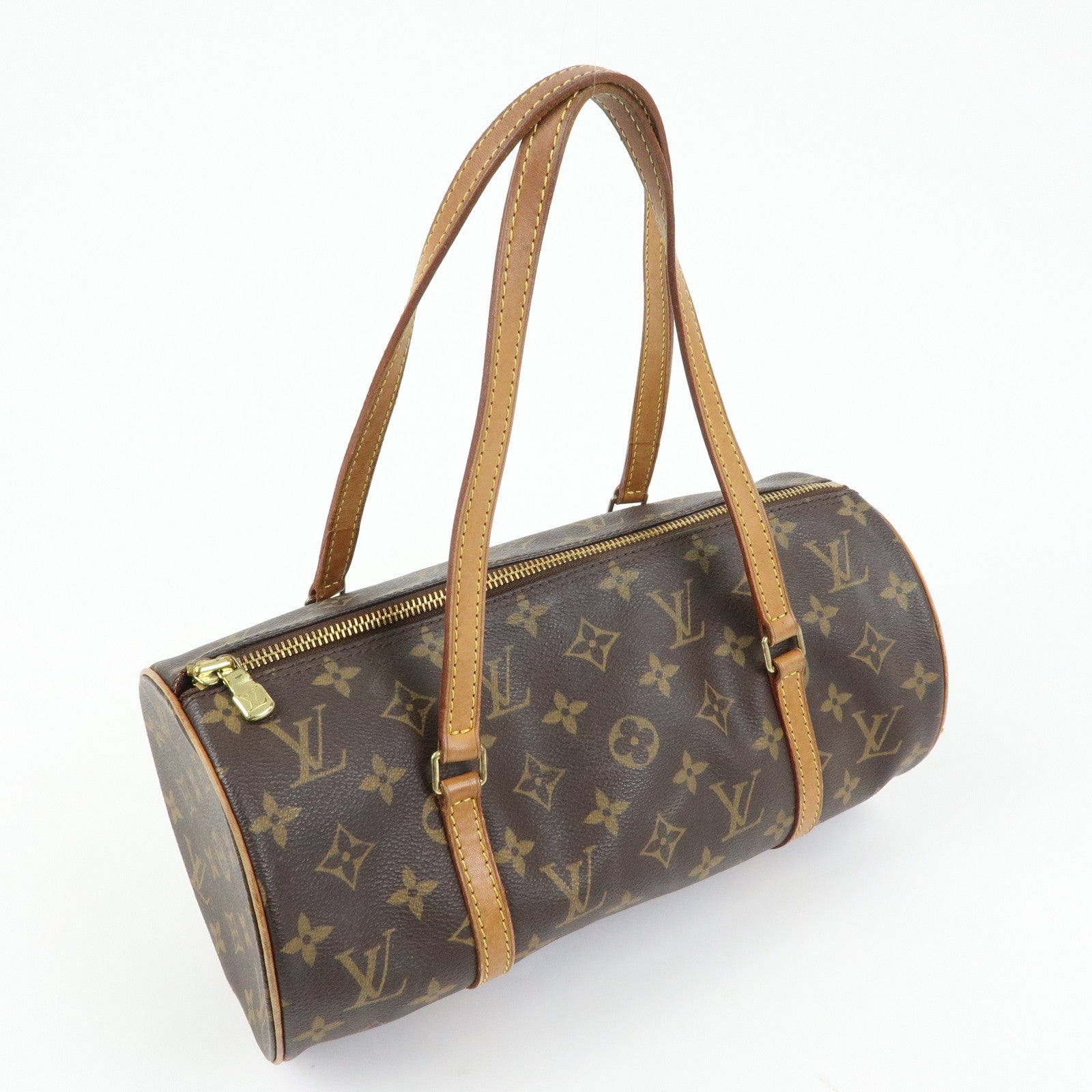Louis Vuitton Monogram Papillon 30 Hand Bag - Brown, Canvas
