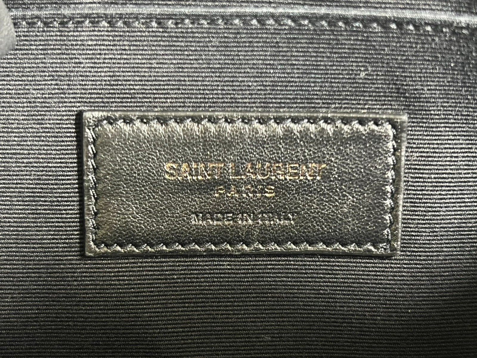 Saint Laurent Clutch Pouch Bag - Black, Leather
