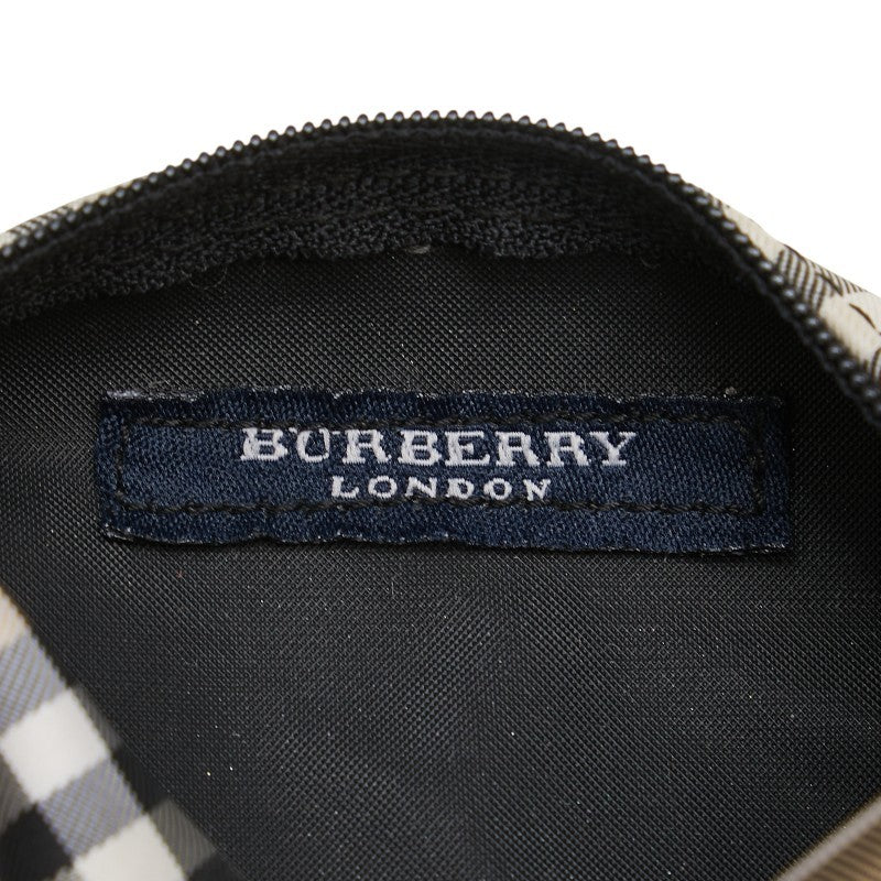 Burberry Nova Check Pouch - Beige Black, Canvas