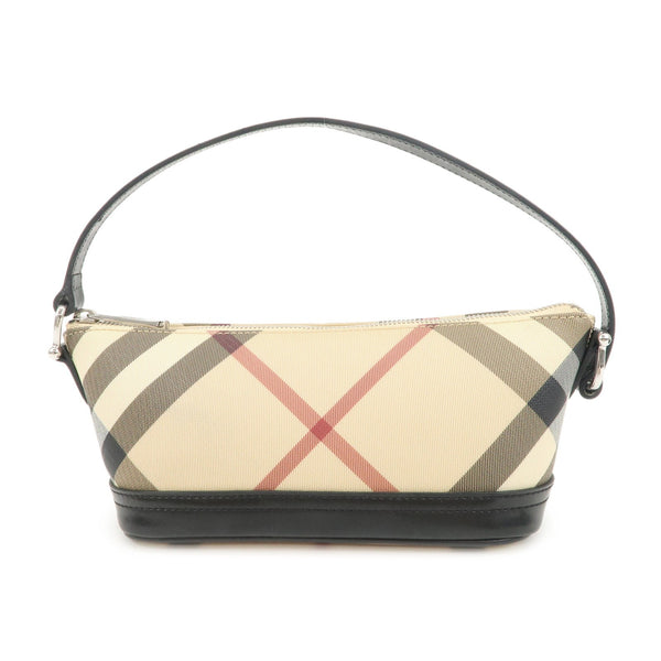 Burberry Boat Bag Handbag - Black, PVC